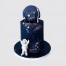 Классический торт космос на 8 лет с планетами №112991