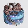 Торт Ты моя вселенная с планетами №113016