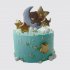 Детский торт мишка на луне со звездами №113067