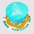 Торт с корабликом на День Рождения мужчине №113114