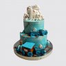 Классический торт Паровозики на 4 года №113188