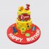 Двухъярусный торт Плей До на День Рождения 3 года №113245
