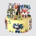 Подарочный торт с роботами №113262