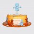 Торт на годовщину мальчику 5 лет роботы №113263