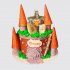 Праздничный торт мальчику с рыцарем и башнями из рожка №113277