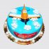 Торт на День Рождения мальчику с самолетиком №113297