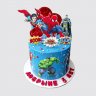 Торт Супергерои на День Рождения мальчику 5 лет №113311