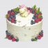 Нежный детский торт с ягодами с единорогом из мастики №113329