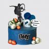Торт Bmx на 11 лет с шарами из мастики №113359