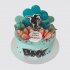 Торт мальчику на День Рождения Bmx с леденцами и ягодами №113364