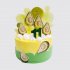 Торт с авокадо и леденцами для девочки на 11 лет №113507