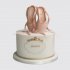 Белый торт девочке балерине с пуантами на 11 лет №113547