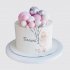 Классический торт девочка с шарами №113613