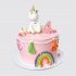 Детский торт единорог на 4 года с радугой №113657