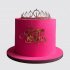Торт на День Рождения с короной для девочки №113727