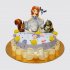 Праздничный торт с куклой из мультфильма №113761
