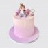 Классический торт кукла ребенку на 2 года №113765