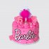 Розовый торт кукла Барби на 6 лет №113802