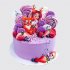 Праздничный торт Энчантималс с ягодами и безе №113830