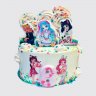 Торт любимой доченьки с сердцем Энчантималс №113841