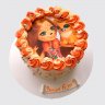 Оригинальный торт для девочки Энчантималс с цифрой 7 №113845