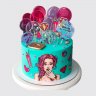 Торт в форме косметички на День Рождения моднице №113853