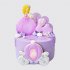 Детский торт с цифрой 4 карета с принцессой №113870