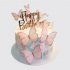 Торт для девочки с бабочками на День Рождения №113904