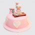 Нежный торт Хелло Китти с сердцами из мастики №113932