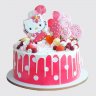 Розовый торт Хелло Китти №113936