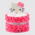 Праздничный торт со стразами Хелло Китти для девочки №113937