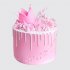 Торт на 6 лет девочки с розовой короной из мастики №113960