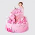 Двухъярусный торт с девочкой в платье из пряника на 3 года №113980