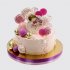 Детский торт для девочки с цветами и леденцами №113990