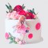 Оригинальный торт с леденцами и цветами для девочки №114006