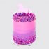 Фиолетовый торт для девочки с единорогом №114061