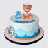 Классический торт для малыша на 2 года в морском стиле №114117