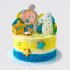 Торт для малыша на 1 годик со звездами из пряника №114126