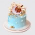 Классический торт мишка на луне на рождение ребенка №114278