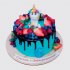 Торт с ягодами и единорогом девочке на День Рождения 6 лет №114285