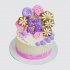 Детский торт с цветами и цифрой 5 из пряника №114468