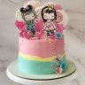 Торт для двойняшек девочек №114827