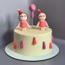 Торт для двойняшек девочек №114833