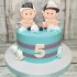 Торт для двойняшек мальчиков №114861