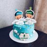 Торт для двойняшек мальчиков №114862