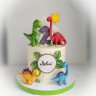Торт с динозаврами №118328
