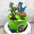 Торт с динозаврами №118330