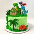 Торт с динозаврами №118343