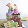 Торт с динозаврами №118345