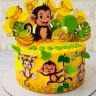 Торт с обезьянками №118724
